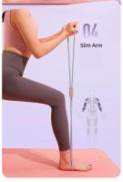 Banda De Yoga De Tensión 8 Para Ejercicios De Estiramiento Y Adelgazamiento Multiusos Equipo De Fitness Ropa Elástica De Pull Para Entrenamiento De Brazos Piernas Pecho Y Abdominales - details 7