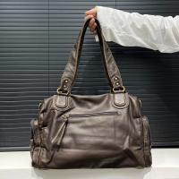 Bolso Bandolera De Cuero Vintage Para Mujer Estilo Y2K Con Múltiples Bolsillos Y Gran Capacidad Bolso De Motociclista - details 2