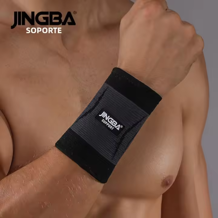 JINGBA Soporte De Muñeca De Nylon Para Deportes Fitness Y Tenis Badminton 1 Pieza Equipo Deportivo De Protección Para Hombres - 1