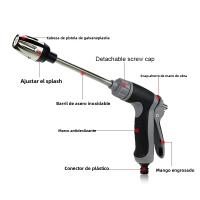 Pistola De Agua Portátil De Alta Presión Metálica Ajustable Para Limpieza De Coche Y Riego Del Jardín Con Control De Flujo Variable - details 3