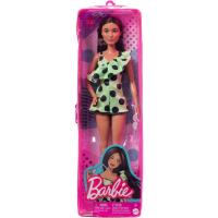 Barbie fashionista morena con pelo largo liso y vestido de lunares asimetrico HJR99 MATTEL - details 0