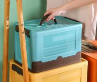 Caja De Almacenamiento Grande Con Tapa Para Exteriores Y Camping Plegable Plástico Organizador De Suministros Para El Hogar Y Coche - details 16