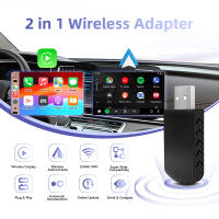 Adaptador Mini Carplay Wireless 2 En 1 Con Conexión Rápida WiFi Para Android Auto USB/Type C Plug And Play Sin Configuración Necesaria - details 3