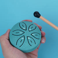 Mini Tambor De Lengüeta De Acero Portátil De 3 Pulgadas Con 6 Notas Para Yoga Meditación Gimnasio Hogar Instrumento De Percusión Para Adultos - details 5