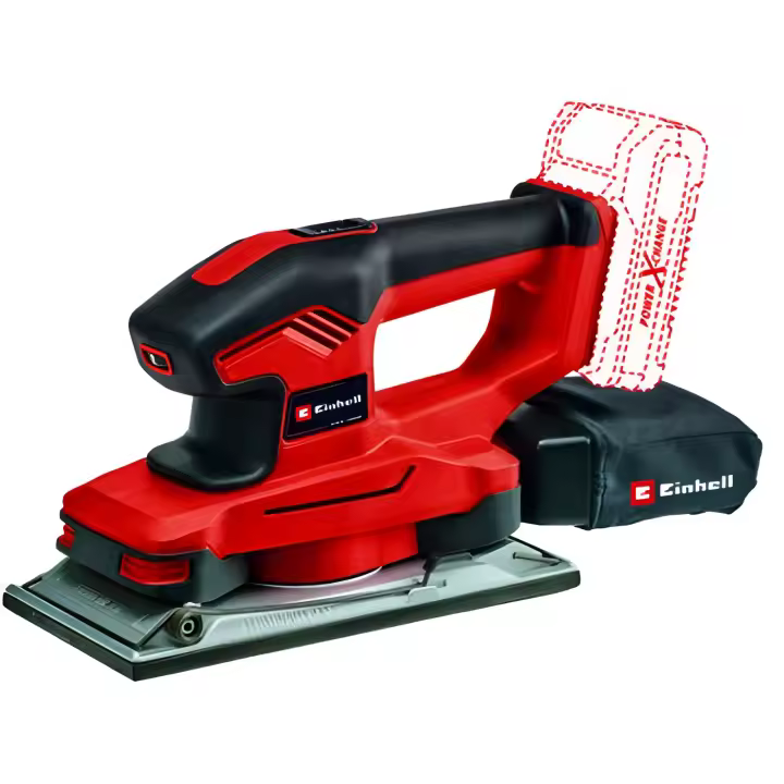 Lijadora Orbital Inalámbrica Einhell TE-OS 18/230 Li Solo - Electrónica de Velocidad - Base de Aluminio - 1