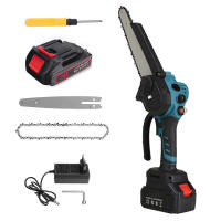 Motosierra eléctrica sin escobillas para carpintería, herramientas de corte de jardín para batería Makita de 18V, 8 pulgadas Motosierra eléctrica, Con 1 batería enchufe de la UE - details 10
