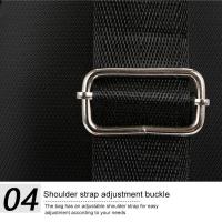 Bolsa de mensajero de un hombre Bolsa de pecho Unisex Lienzo Ocio - details 15