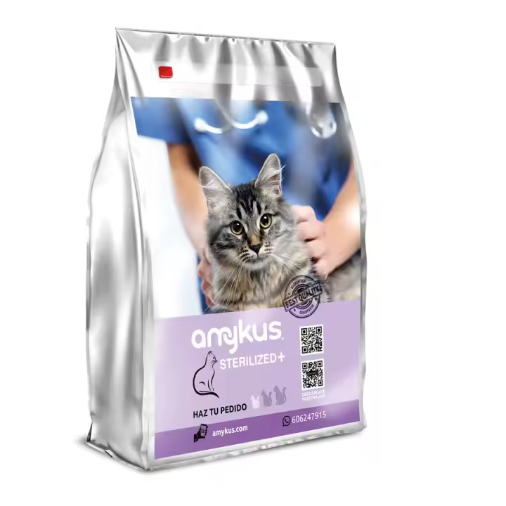 Amykus Original Cat - Pienso Natural para Gatos Adultos Esterilizados Sensitive de Pollo y Pavo | Control de Pesos - 1