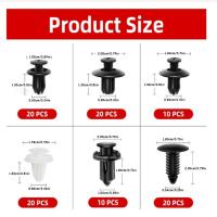 Kit De 100 Piezas De Clip De Automóvil Fijador De Capa De Coche Retenedor De Bisagra Para Puerta Y Parachoques Herramientas De Reparación De Vehículos - details 1