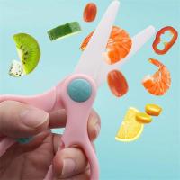 Tijeras De Cocina Skeyo Para Bebés Cerámicas Seguras Para Comidas Suplementarias Cortador De Verduras Y Carne Uso Doméstico Y Cocina - details 1