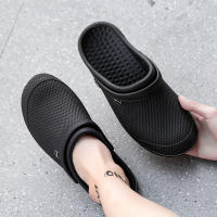 Zapatillas Planas Para Hombre EVA Impermeables Perforadas Con 2 Pares De Sandalias Y Pantuflas Zapatos De Pesca Zapatos De Enfermera - details 1