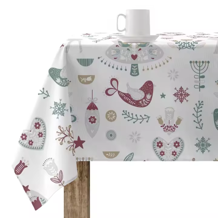 BL Belum Mantel Resinado Antimanchas Merry Christmas 55 Impermeable para Uso Exterior - 1