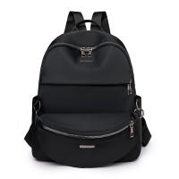 Mochila de tela de nailon de otoño, nueva mochila de ocio de color sólido a la moda, bolsa de viaje de pequeña capacidad - details 2