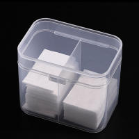 Organizador De Uñas Plástico Transparente Contenedor Para Algodón De Limpieza Y Remover Accesorios De Maquillaje Caja De Herramientas - details 4