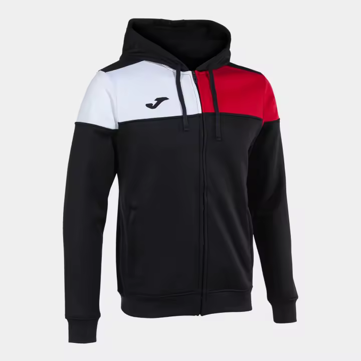 Chaqueta Capucha Hombre Joma Crew V 103087 Negro Rojo Blanco 106 Confortable - 1