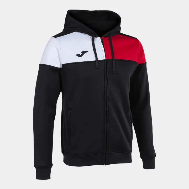 Chaqueta Capucha Hombre Joma Crew V 103087 Negro Rojo Blanco 106 Confortable - 1