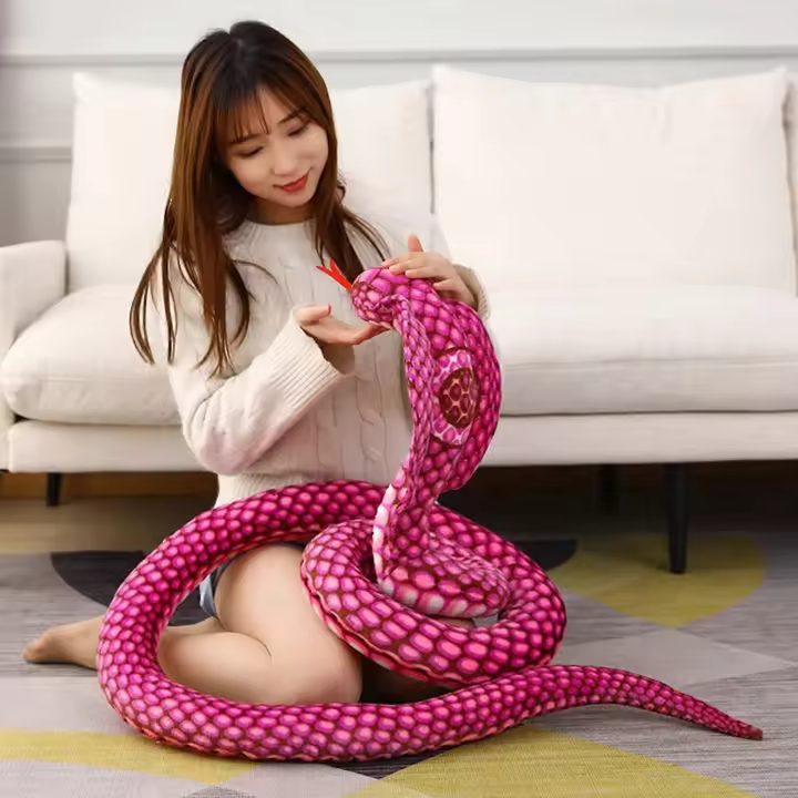 Stuffed Animal Large Snake Cuddly Toy Giant Stuffed Toy Cuddly Snake Plush Toy Ideal For Comfort Cuddling Sleep Aid 80cm_c24070316 - 1