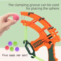 Juguete De Tiro Simulación De Juego De Mesa Para Niños Y Niñas Pistola De Bola Suave Juguete Interactivo Para Padres Y Hijos - details 1
