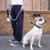 Correa De Perro Fuerte Reflectante Para Todas Las Edades Tallas 150/200/300cm Para Caminar Con Mordaza Para Pequeños Medianos Grandes Y Raza De Perros - details 2