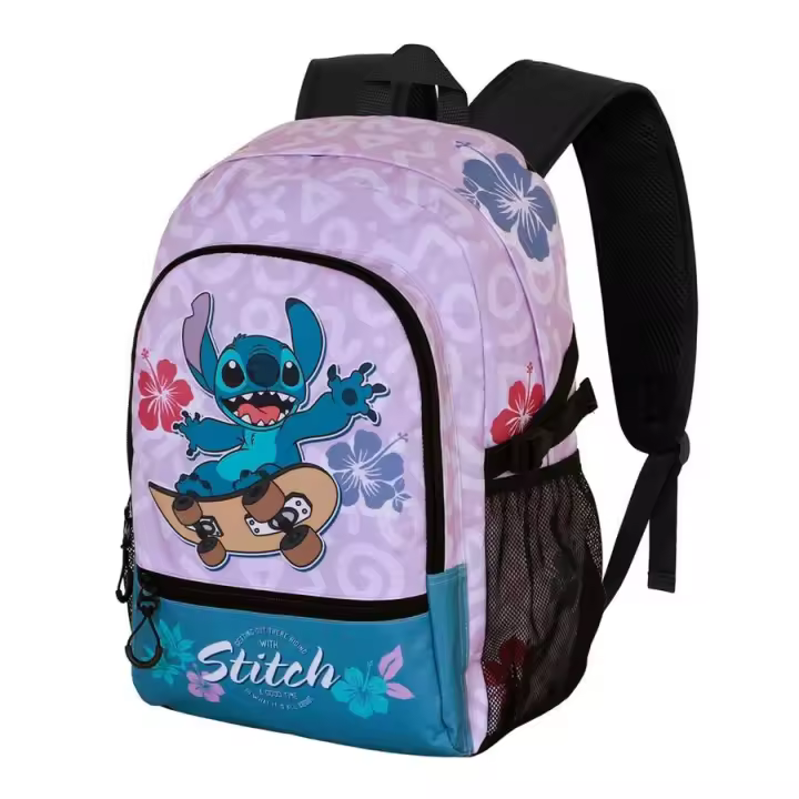 Mochila Skate Stitch Disney Adaptable 44x31x18cm. - 1