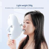 Máscara Facial LED Recargable De 7 Colores Terapia Fotónica Para Rejuvenecimiento De Piel Eliminación De Acné Y Arrugas Iluminación De Belleza - details 11