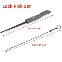 Set De 12 Piezas De Herramientas Para Abogados De Cerraduras Extractor De Llaves Rotas Para Automóviles Accesorios De Ferretería Herramientas DIY De Acero Inoxidable - details 4