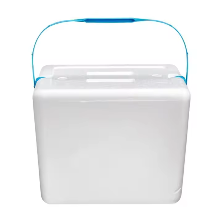 MIRAMAX-Nevera Portátil de Corcho Blanco,Nevera de Poliestireno para Alimentos y Bebidas,Gran Capacidad,Ligera, eficiente y resistente,Nevera portatil para verano, playa,13L,21L,31L - 1
