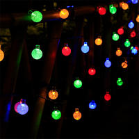 Luces De Cadena Solar Para Exterior 20 LED Con 8 Modos Impermeables Luz De Patio Para Decoración De Jardín Y Fiesta - details 8