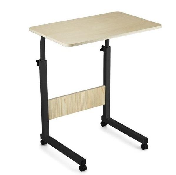 C.A | Mesa Escritorio con Ruedas 🪵 | Altura Ajustable 65–89 cm | Multiusos para Trabajo y Estudio | 40x60 cm