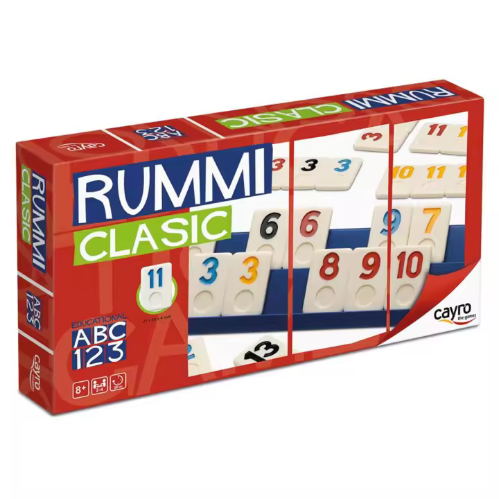 Juego Rummi Clasic 4 jugadores 35x19x5 cm (Cayro 743) - 1