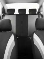 Juego De Fundas Para Asiento De Coche Universal 17 Piezas Con Diseño Rayado Adecuado Para Mujeres Incluye Fundas Para Asientos Delanteros Y Cubierta De Volante Suave Multicolor - details 9