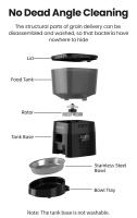 ROJECO Alimentador Automático Para Mascotas Botón Versión Dispensador De Alimentos Secos Para Gatos Y Perros Control Inteligente - details 9