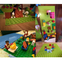 Bloques De Construcción Educativos Para Niños 16x32 Con Gran Partícula Base Placa De Bloques De Muro Juguete DIY Asamblea - details 4