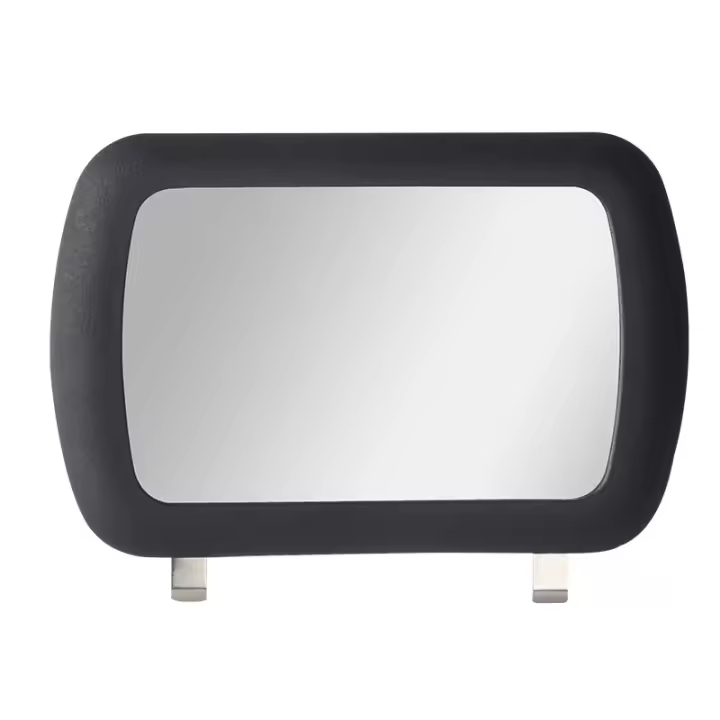 Espejo De Maquillaje Para Coche Universal De Alta Definición Espejo Cosmético De Visera Clip Tipo Material Vidrio PP Acero Alemán Tamaño 16.7x11cm Peso Del Paquete 0.02kg - 1