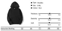 Sudadera De Fleece Casual Para Hombre Y Mujer Estampada Gótica Abrigada Con Capucha Estilo Harajuku Suelta Y Grande Para Otoño E Invierno Streetwear - details 0