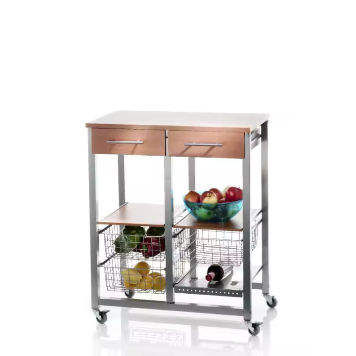 DON HIERRO - Carro de cocina, Carro almacenamiento cocina OSLO- - 1