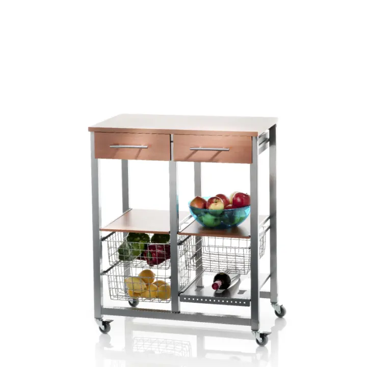 DON HIERRO - Carro de cocina, Carro almacenamiento cocina OSLO- - 1