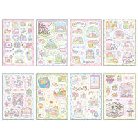 8PCS Etiquetas De Viaje De Primavera Para Teléfono Móvil Y Cuaderno Decoración Impermeable De Elementos Pequeños Y Lindos De Dibujos Animados - details 5