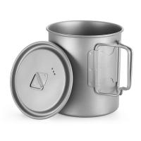 Tomshoo Taza De Camping De Titanio 750ml Duradera Para Exteriores Utensilios De Turismo Y Picnic Equipo De Camping - details 4