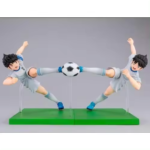 Banpresto Pack Oliver Atom y Tom Baker diorama tiro combinado - 1