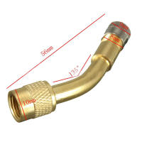 Adaptador De Válvula Universal Para Motocicleta Camión Coche Extensión De Válvula De Neumático Ángulo Curvo 45 90 135 Grados Material De Latón - details 7