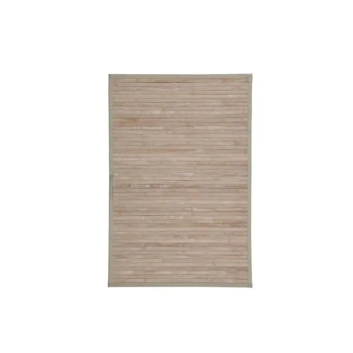 Dcasa Alfombra pasillera de bambú efecto lavado de 60 x 90 cm - 1