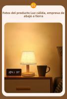 Lámpara De Mesa LED Estilo Japonés Retro Iluminación Interior Para Dormitorio Y Sala De Estar Luz De Noche Decorativa Para Escritorio Incluye Bombilla Fuente De Alimentación AC 90-260V - details 8