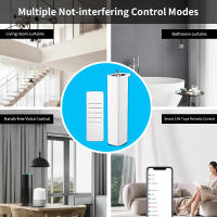 Motor De Cortina Inteligente Tuya WiFi/Zigbee Con Control Remoto RF Y APP Voz Control Para Alexa Google Assistant SmartThings - details 9