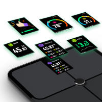 Báscula De Baño Digital Inteligente Analizador De Cuerpo Con Medición De Grasa Y BMI Escala De Peso Para Humanos Con Pantalla LCD Resistente Al Glass - details 2
