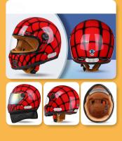 Casco Motocicleta Kdis Spider Full Face Con Visera Larga Para Niños Resistente Al Impacto Y Al Sol APROBADO DOT Para Carreras Y Off-Road - details 10