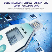 Logger De Temperatura USB Precisión Alta 32000 Puntos Registador De Termómetro Con Alarma Para Cadena Fría Refrigerada Generador De Reporte PDF - details 22