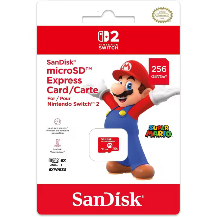 Sandisk Micro SD Express Card para Nintendo Switch 2 - 1
