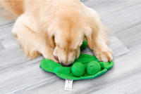 Juguete Interactivo Para Perros Sniffing Dog Toy Saco De Peluche Con Sonido Squeaky Dispensador De Alimentos Desafío IQ Alivio De Estrés Bola Juguete Chupón Para Puppies - details 2
