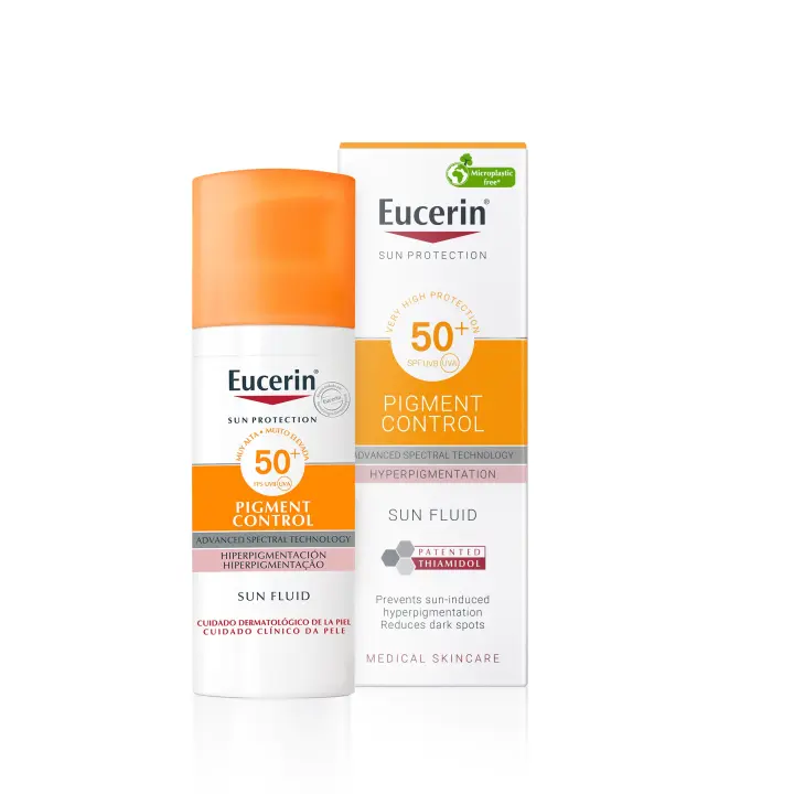 EUCERIN SOLAR CARA SPF50+ PIGMENT CONTROL SUN FLUID 50ML - 1